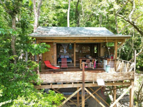 cabane entre les arbres